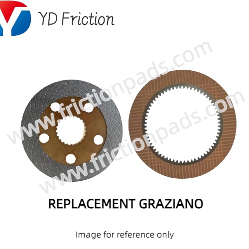 Paper & Graphite Friction Discs for GRAZIANO Transmission