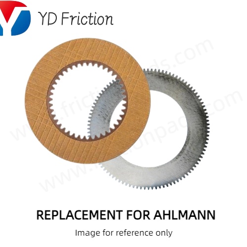 Paper Friction Disc and Steel Mating Plate for AHLMANN Loader replacement 4102839A 4102837A