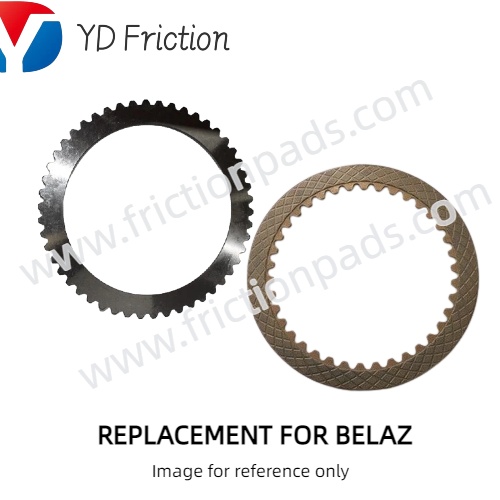 Replacement Friction Discs and Plates for BELAZ 540 and 7548 Mining Trucks